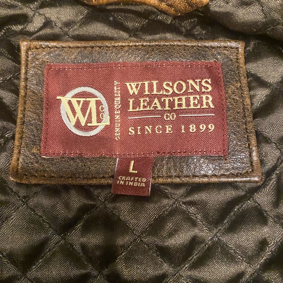 Wilson’s leather cafe racer motorcycle jacket - Picture 5 of 7